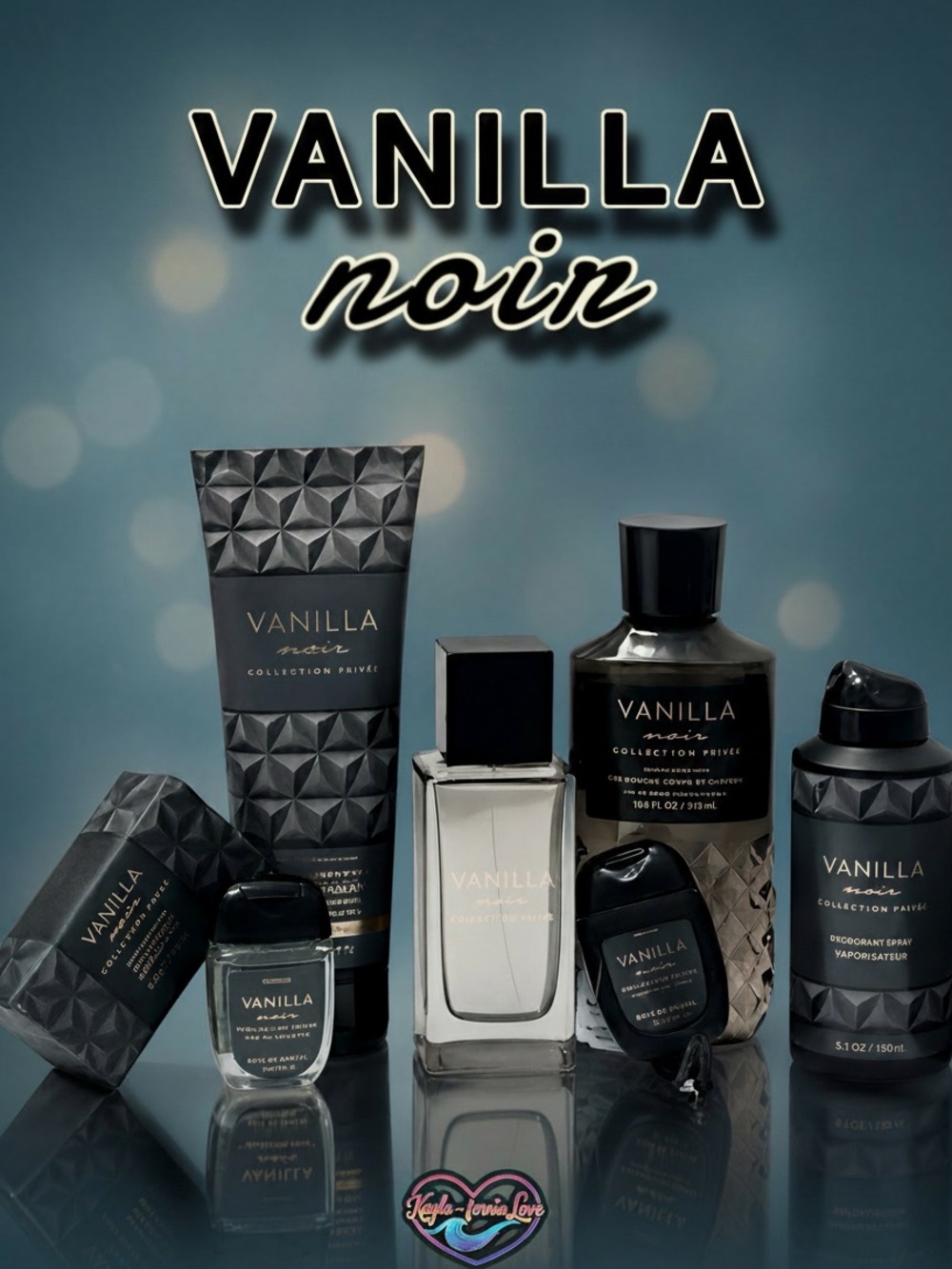 BBW ★ Vanilla Noir ★ 8 pc body care set